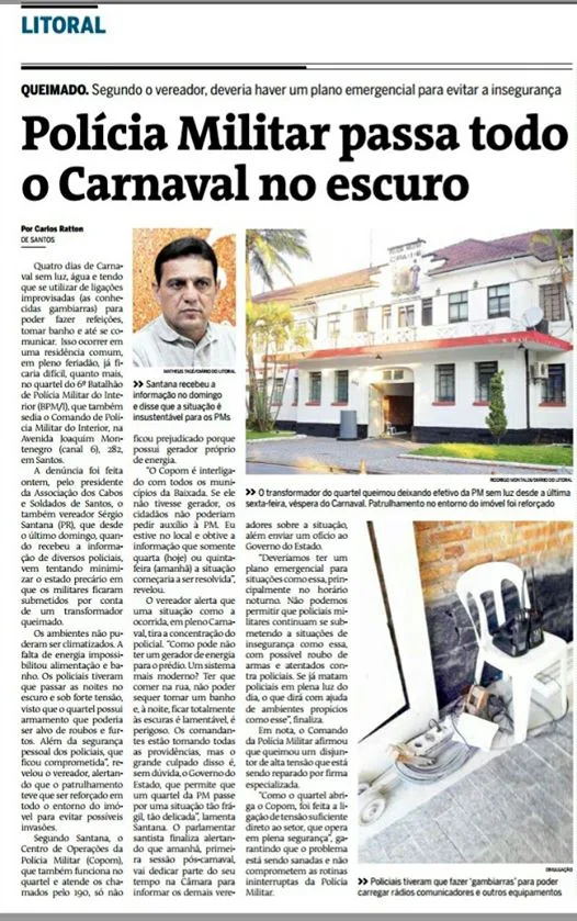 Denúncia Situação Dramática no 6º Batalhão