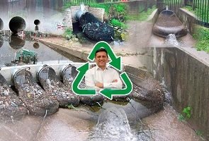 Redes de drenagem com malhas em Santos