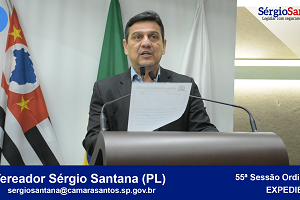 Vereador Sergio Santana quer retornar e regularizar o livre comercio em torno da Vila Belmiro