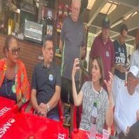 Vereador Sérgio Santana discute melhorias para o Deck dos Pescadores em encontro com lideranças locais junto a candidata a prefeita Rosana Valle