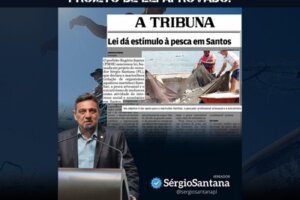 Lei dá estímulo à pesca em Santos