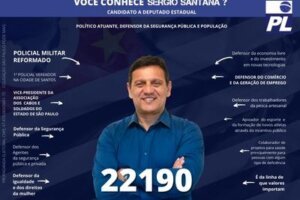 Saiba quem é Sergio Santana, candidato a Deputado Estadual em São Paulo