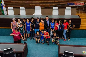 Visita dos Alunos do Colégio Visconde de São Leopoldo