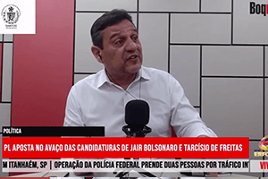 Vereador Sérgio Santana (PL) participou do programa Jornal Enfoque Manhã de Notícias
