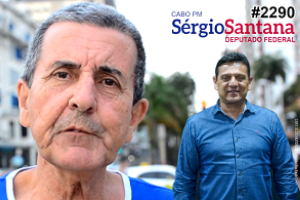 poeta homenageia Sérgio Santana