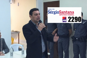 trabalhos de sérgio santana como vereador de santos